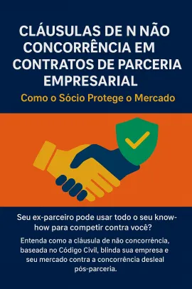 Imagem da notícia Cláusulas de Não Concorrência em Contratos de Parceria Empresarial: Como o Sócio Protege o Mercado